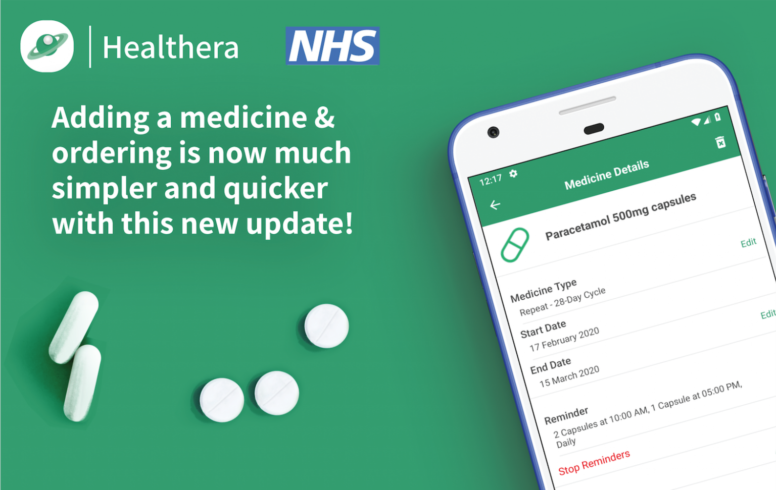 Healthera App Release In March | Healthera | Order NHS Prescriptions ...